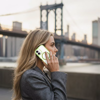 Liavec minkštas dėklas skirtas Iphone 17 žalias