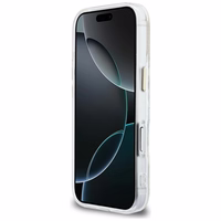 Karl Lagerfeld IML K Head Logo MagSafe Dėklas for iPhone 17 Pro - Clear