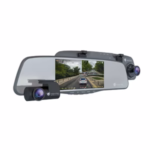 Navitel MR255 NV – veidrodinis automobilinis vaizdo registratorius su 5 colių 960 × 480 IPS ekranu