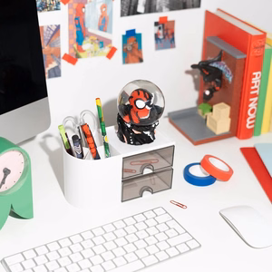 Spider-Man & Venom stiklinis sniego rutulys dovanų dėžutėje