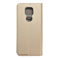 SMART CASE Knyga MOTOROLA E7 PLUS / G9 PLAY / G9 auksinė