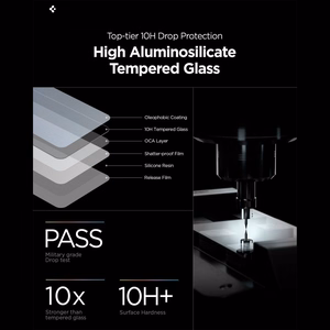 Privatumo apsauginis stiklas SPIGEN GLAS.TR EZ FIT PRO AC HD GALAXY S26+