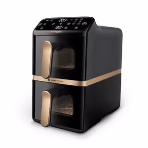 Philips Dual Basket Airfryer NA462/70 4000 Series Power 2750 W Capacity 10 L Rapid Air technology Black