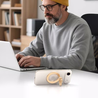 "Tech-Protect" MMR400 "Lamano" magnetinis žiedas telefonui - auksinis