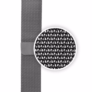 Crong Milano Steel nerūdijančiojo plieno dirželis, skirtas Apple Watch 38 / 40 / 41 / 42 mm, sidabro spalvos