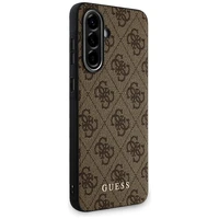 Guess 4G Metal Gold Logo dėklas telefonui Samsung Galaxy A56 - ruda