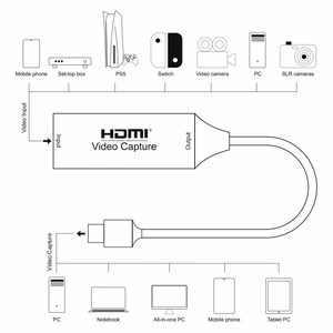 Vaizdo fiksavimo įrenginys HDMI 4K/30Hz į USB2.0 Type-C