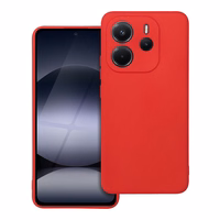 Minkštas dėklas telefonui XIAOMI Redmi Note 14 4G (GLOBAL - 164,84mm x 78,15mm x 8,16mm) raudonas