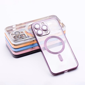 ELECTRO MAG COVER dėklas telefonui su MagSafe suderinamas IPHONE 17 tamsiai violetinis