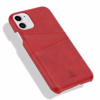 Crong Neat Cover - iPhone 11 Pro dėklas with Pockets (raudonas)