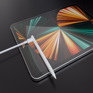 "Devia iPad" ekrano pieštukas, skirtas "iPad" / "iPad Pro" / "iPad Air" / "Mini" (nuo 2018 m.) ir visiems talpiniams ekranams, baltos spalvos