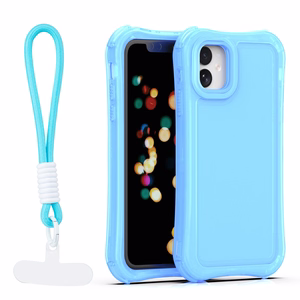 Safepop dėklas su dirželiu skirtas iPhone 11 mėlynas
