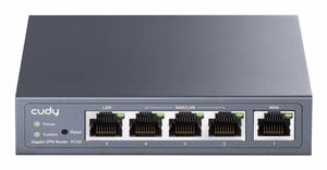 Cudy Gigabit Multi-WAN VPN maršrutizatorius laidinis Fast Ethernet, Gigabit Ethernet pilkas
