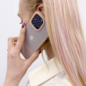 Kingxbar Plain Series dėklas telefonui iPhone 13 Pro silikoninis dėklas violetinis