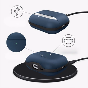Tech-Protect NaturalFit dėklas AirPods Pro 3 tamsiai mėlynas