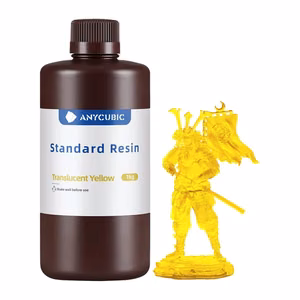 ANYCUBIC Standard Resin standartinė derva, skaidri geltona