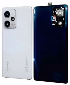 Galinis dangtelis Xiaomi Redmi Note 12 Pro+ 5G Polar White su kameros stikliuku ORG