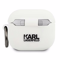Karl Lagerfeld Silicone Choupette AirPods dėklas 3 - baltas