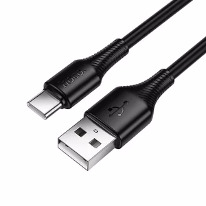 Кабель USB A to USB C Hoco 3A 1 m X120 черный