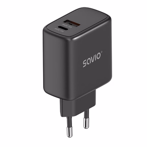 SAVIO LA-06/B USB Quick Charge Power Delivery 3.0 30W įkroviklis