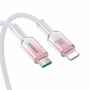 USB laidas Joyroom S-A42 baltas Type-C / Lightning 120cm (iki 60W)