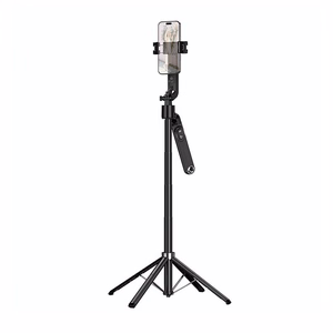 Selfie stick Hoco tripod with remote control 360 degree with auto face tracking K32 black