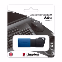 Kingston atmintukas DataTraveler Exodia M DTXM 64GB mėlynas