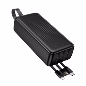 Borofone Power Bank 30000mAh BJ79B Clever - USB - with Type C and Lightning cables black