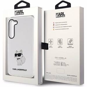 Karl Lagerfeld KLHCS23MHNCHTCT S23+ S916 permatomas kietasis dėklas Ikonik Choupette