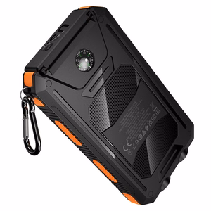 Išorinė baterija Power Bank Hoco J164 Solar 10W 8000mAh juoda