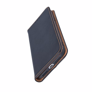 Natūralios odos "Smart Pro", skirtas "Samsung Galaxy A15 4G / A15 5G", juodos spalvos