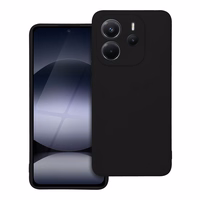 Minkštas dėklas telefonui XIAOMI Redmi Note 14 4G (GLOBAL - 164,84mm x 78,15mm x 8,16mm) juodas