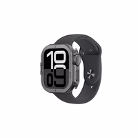 AmazingThing Titan Pro Metal Dėklas Apple Watch 11 46mm Aluminum - Juodas