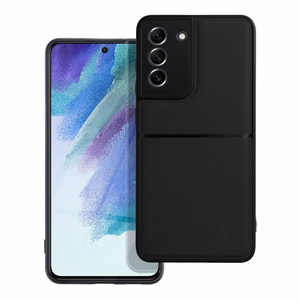NOBLE dėklas telefonui SAMSUNG S21 FE juodas
