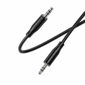 Borofone Kabelis AUX BL26 Standartinis - jack 3,5mm į jack 3,5mm - 1 metras juodas