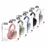 HOCO belaidės bluetooth ausinės W35 Max dangaus mėlynos