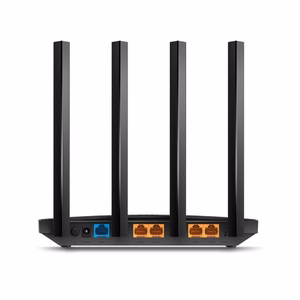 TP-Link Archer C6U belaidis maršrutizatorius Gigabit Ethernet dviejų dažnių (2.4 GHz / 5 GHz) juodas