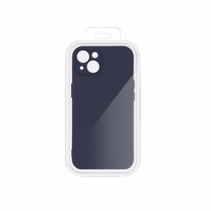 Silicon Box dėklas for iPhone 17 6,3" tamsiai mėlynas