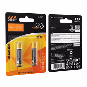Alkalinė baterija R3 (AAA) Hoco DLR02 2 vnt.