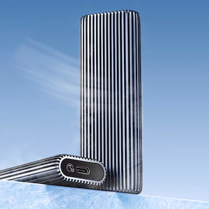 Orico AM2C3-G2 M.2 NVME USB-C 3.2 disku irenginys - pilkas