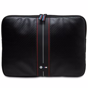 BMW Carbon & Red Stripe чехол для ноутбука 16" - чёрный