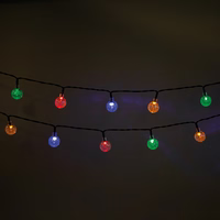 String Light Solar LED CRYSTAL BALLS SCB61 6,5m 30 balls multicolor Forever Light