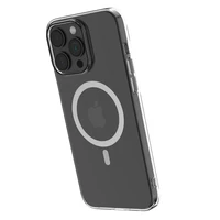 Comma dėklas Hard Jacket Mag iPhone 15 Plus skaidrus antibakterinis