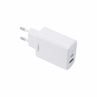 "Maxlife MXTC-10-20AC PD QC įkroviklis 1x USB-C 1x USB 20W baltas
