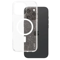 CARE by PanzerGlass Flagship Star Lit dėklas telefonui iPhone 16 Pro Max 6.9" baltas Magnetinis 1344