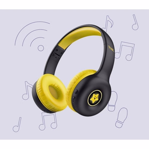 Беспроводные детские Bluetooth-наушники Trust Nouna с ограничением громкости 85 дБ, чёрные
