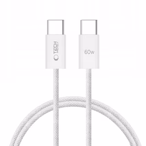 Tech-Protect UltraBoost Classic кабель USB-C USB-C PD 60W 3A 1м - белый