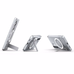 Spigen Ultra Hybrid S Mag MagSafe dėklas skirtas Samsung Galaxy S26 - skaidrus ir baltas