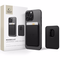 Tech-Protect MagWallet Magnetinis dėklas su universaliu magnetiniu kortelių ar dokumentų laikikliu - juodas