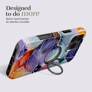 MIO Flowers Magsafe dėklas su žiedine laikiklio funkcija